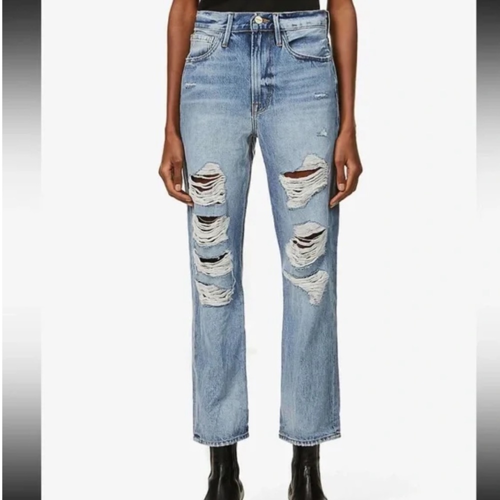 FRAME Le Piper Denim Jeans Size 32 / Ellington Rips